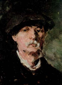 Nicolae Grigorescu: Self-portrait