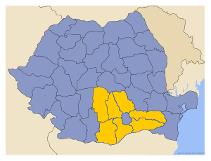 Regiunea Sud-Muntenia - The Development Region South-Muntenia in Romania